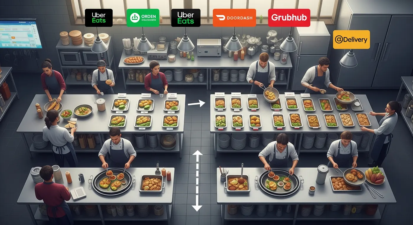 Article image for Ghost Kitchens & Virtual Brands: The Future of Delivery‑Only Dining