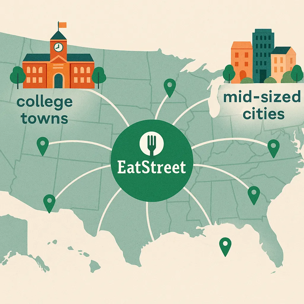 EatStreet restaurant ordering in a college town
