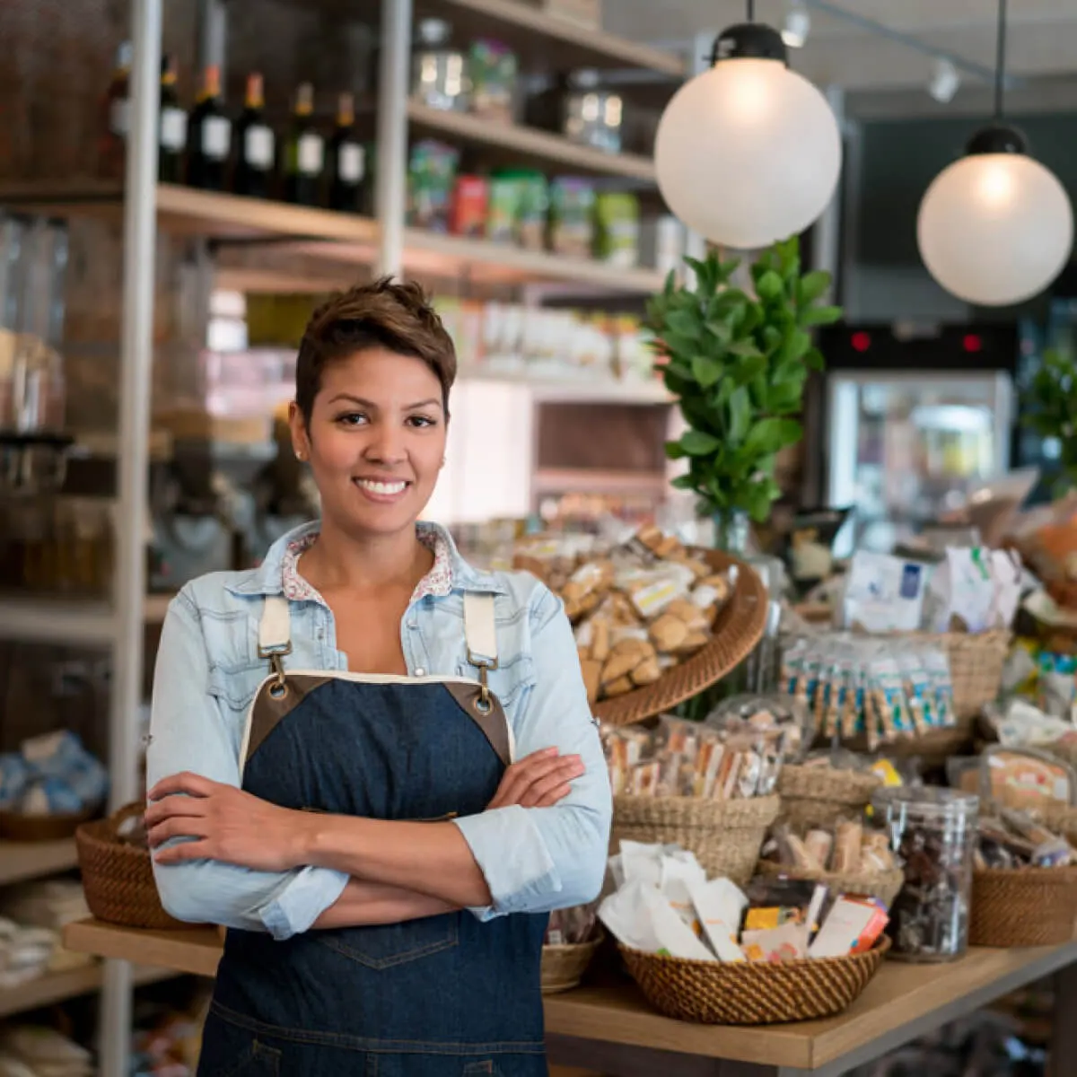 Grocery store with online orders