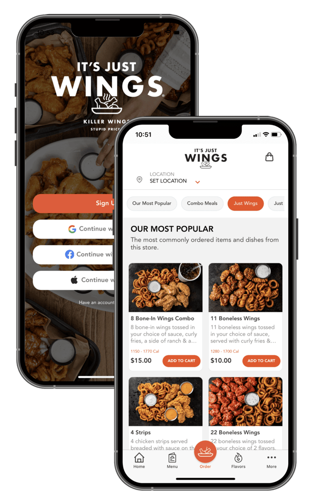 customerappitsjustwings