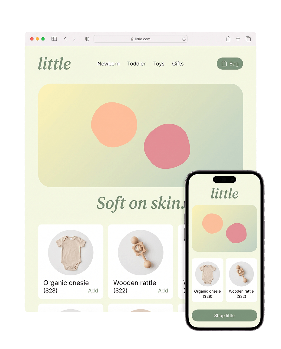 Baby store template