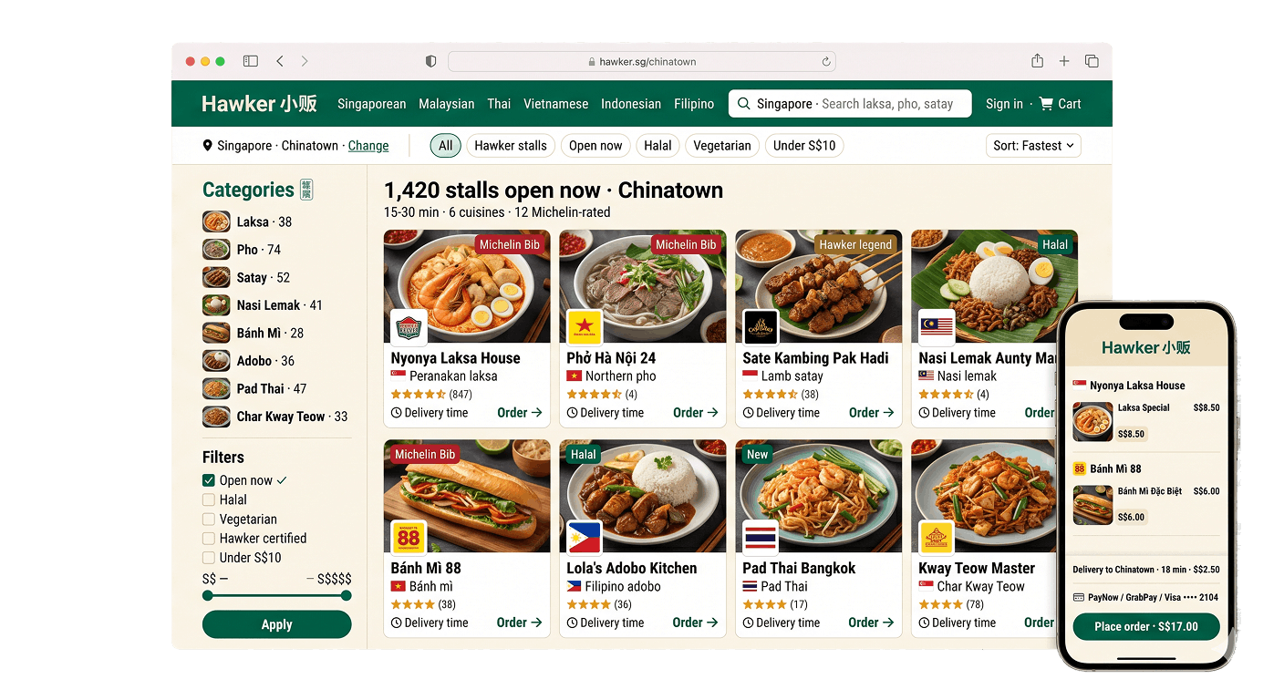 Chinatown marketplace template