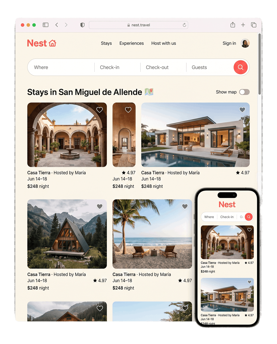 Places marketplace template