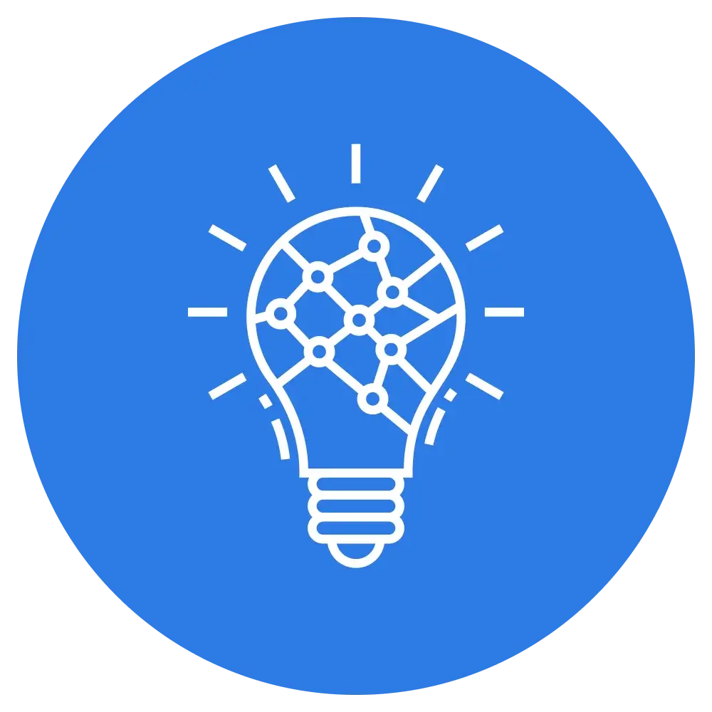 Lightbulb icon representing the convenience of digital gift cards