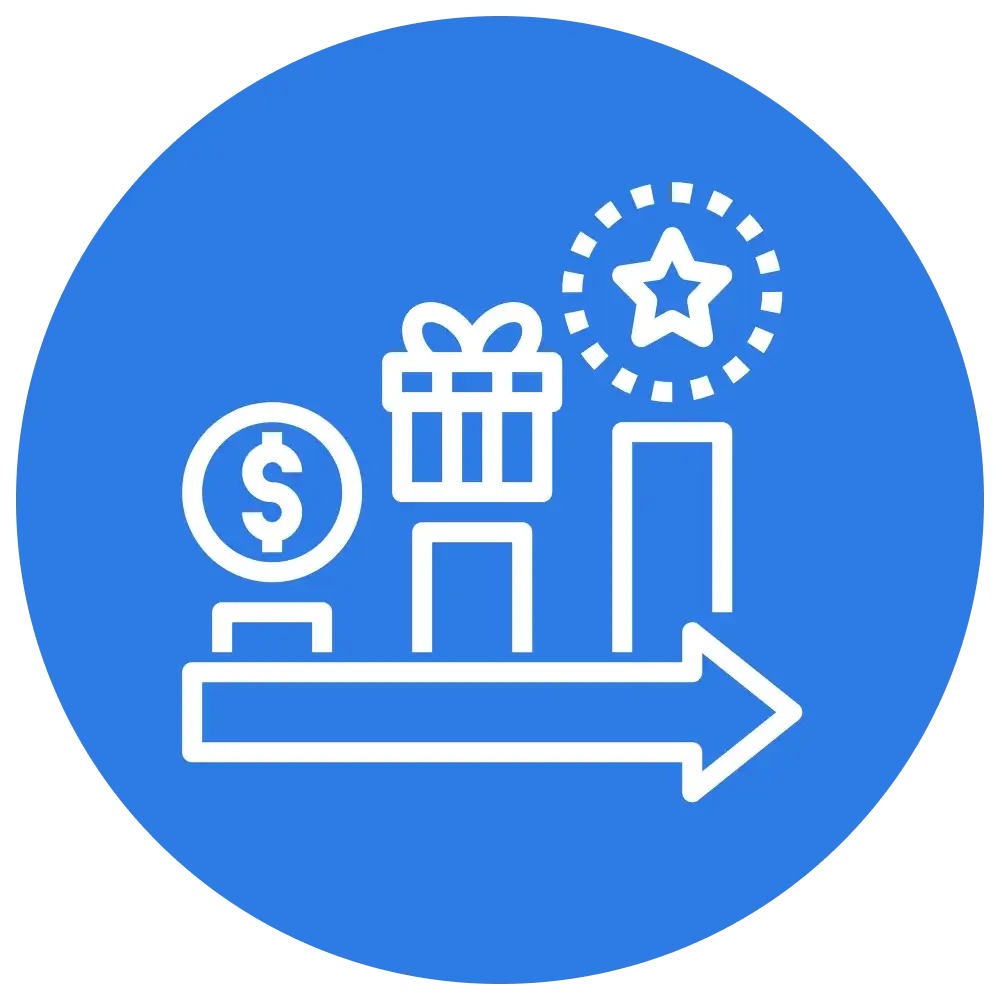 Performance incentives icon