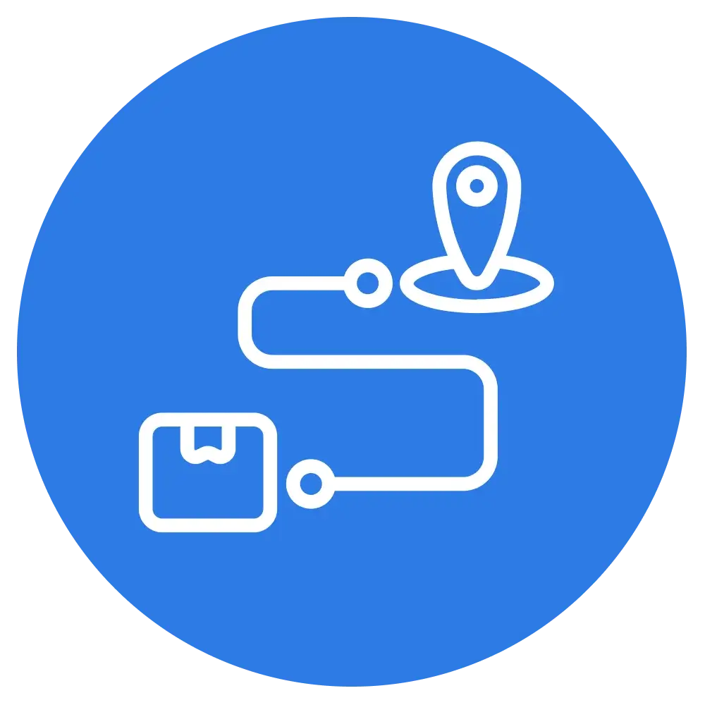 Delivery routing illustration
