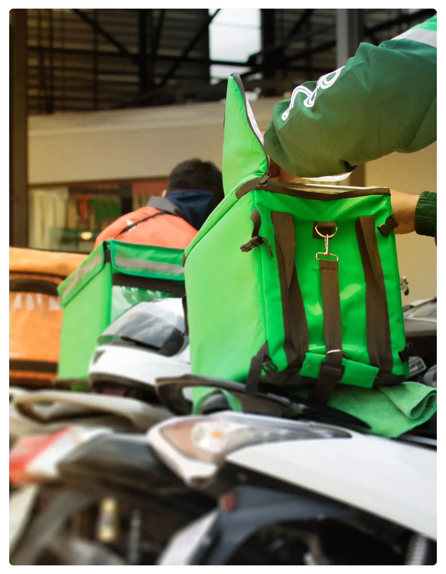 Delivery companies feature illustration