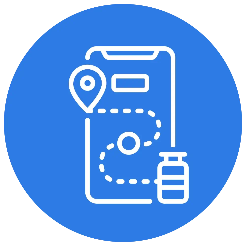 Real-time tracking icon