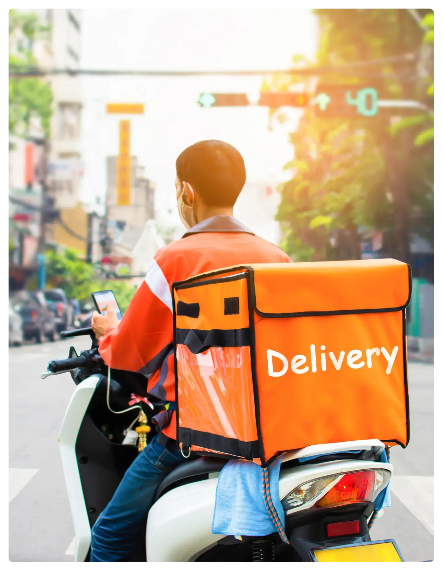 Delivery companies feature illustration